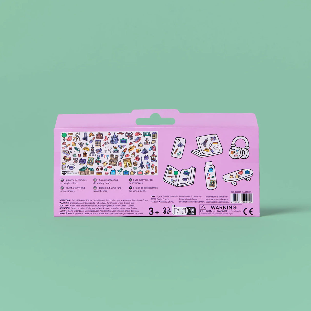 OMY Sticker „Boutique Paris“ | liebevoll illustriert | OMY