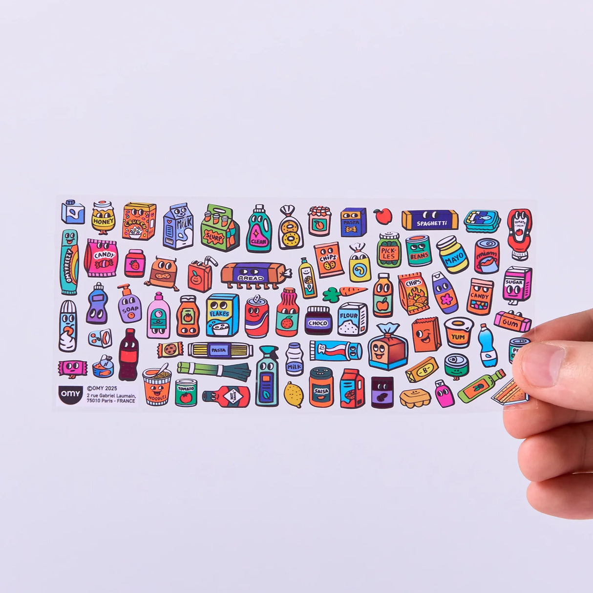 OMY Sticker „Boutique Supermarket“ | detailreich & bunt | OMY
