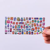 OMY Sticker „Boutique Supermarket“ | detailreich & bunt | OMY
