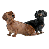 Quail Ceramics Salz- & Pfefferstreuer Quail Ceramics "Dachshund" | Hundeliebhaber-Edition