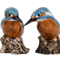 Quail Ceramics Salz- & Pfefferstreuer Quail Ceramics "Kingfisher" | Handbemalt & Praktisch