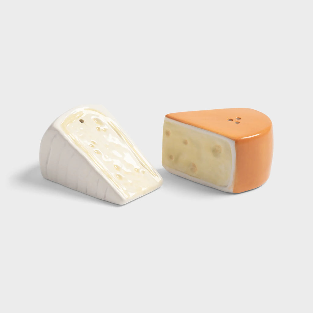 &Klevering Salz- & Pfefferstreuer „Cheese“ | Käseliebe als Tischdeko | &Klevering