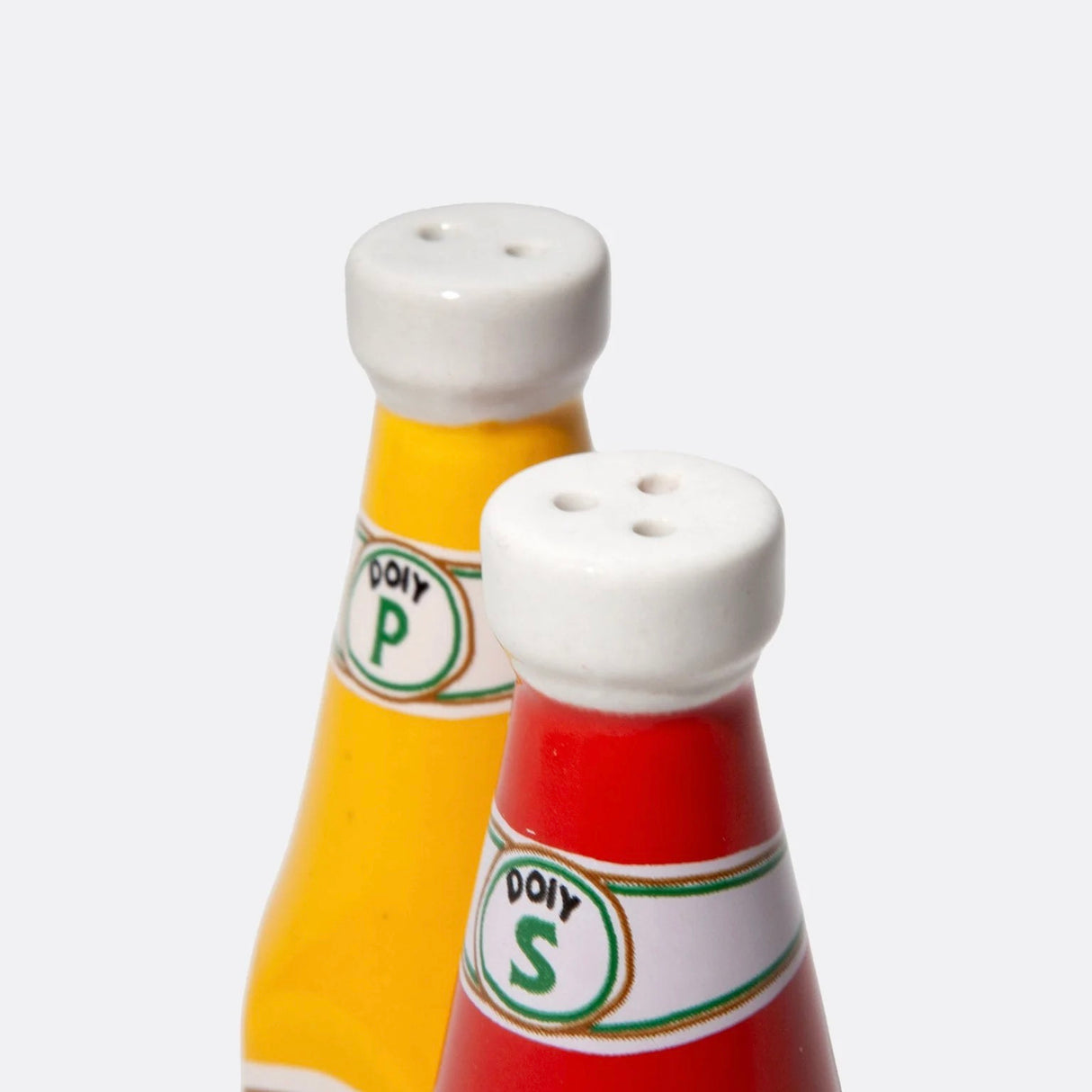 DOIY Salz- & Pfefferstreuer „Corner Shop Ketchup & Mustard“ | DOIY | Lustige Salzstreuer