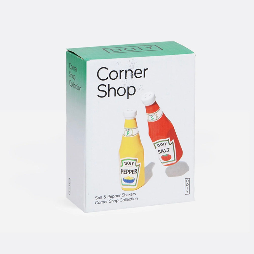 DOIY Salz- & Pfefferstreuer „Corner Shop Ketchup & Mustard“ | DOIY | Lustige Salzstreuer