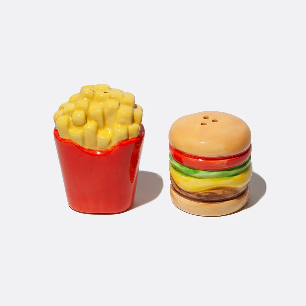 DOIY Salz- und Pfefferstreuer „Burger mit Fries“ | DOIY | Lustige Deko