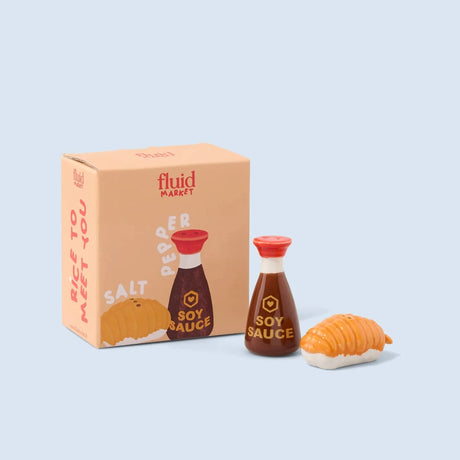 Fluid Market Salz- & Pfefferstreuer “Sushi Soy” | Japanisches Design | Fluid Market