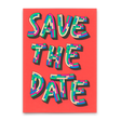Deli Cards Postkarte "Save the Date" | Schöne Karte für Einladungen