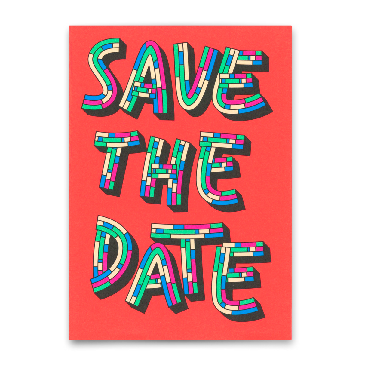 Deli Cards Postkarte "Save the Date" | Schöne Karte für Einladungen