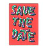 Deli Cards Postkarte "Save the Date" | Schöne Karte für Einladungen