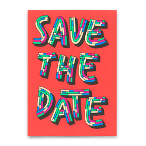Deli Cards Postkarte "Save the Date" | Schöne Karte für Einladungen