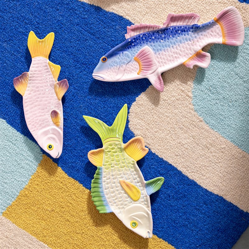 &Klevering Schale &Klevering “Fisch Perch” | 38x18 cm | Meeresinspiration