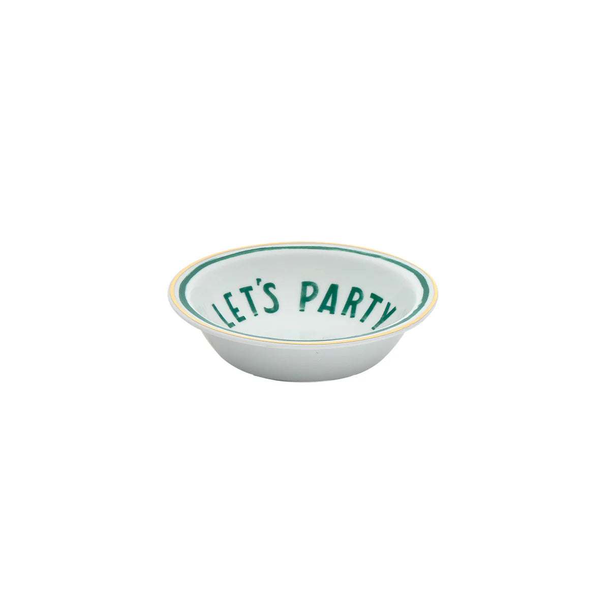 Bitossi Home Schale “Let’s Party” Grün 16 cm | Feierlaune aus Keramik | Bitossi Home