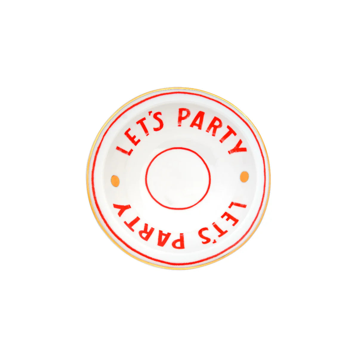 Bitossi Home Schale “Let’s Party” Rot 21 cm | Party-Statement | Bitossi Home