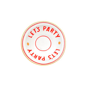 Bitossi Home Schale “Let’s Party” Rot 21 cm | Party-Statement | Bitossi Home