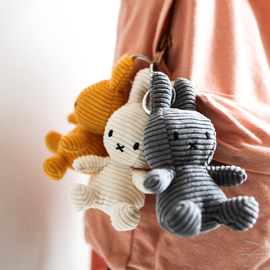 Bon Ton Toys Schlüsselanhänger “Miffy Cord” Grey | Bon Ton Toys