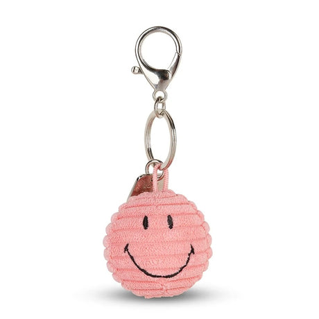 Bon Ton Toys Schlüsselanhänger “Smiley” Bubblegum Pink Cord | Anhänger | Bon Ton Toys