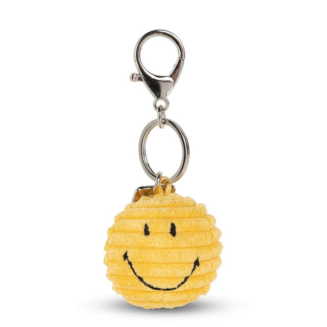 Bon Ton Toys Schlüsselanhänger “Smiley” Yellow Cord | Kuscheliger Anhänger | Bon Ton Toys