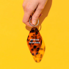 Ohh Deer Schlüsselanhänger “Motel Howdy Bitches” | Retro Key Tag | Ohh Deer