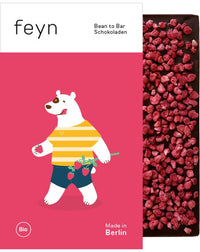 feyn Schokolade „72% Ecuador mit Himbeeren“ | Fruchtig & fein | feyn