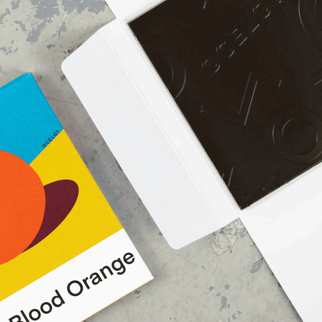 Ocelot Schokolade „Dunkel mit Blutorange“ | Mit feiner Zitrusnote | Ocelot