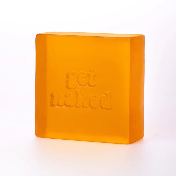 dearsoap Seife “Get Naked” Orange | Mandarinen-Duft mit Witz | dearsoap