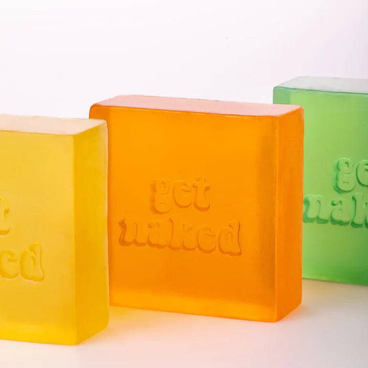 dearsoap Seife “Get Naked” Orange | Mandarinen-Duft mit Witz | dearsoap