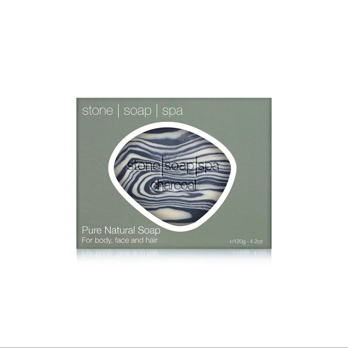 Soapi Seife “Stone Soap Coconut Charcoal” | Aktivkohle Pflege | Soapi