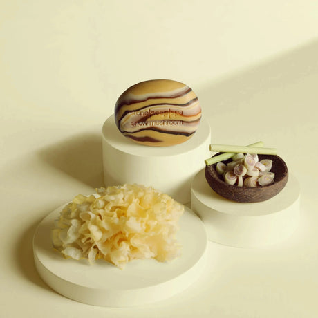 Soapi Seife “Stone Soap Snow Mushroom” | Natürliche Pflege | Soapi