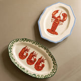 &Klevering Servierteller „Sirène Shrimp“ | Verspielt & servierbereit | &Klevering