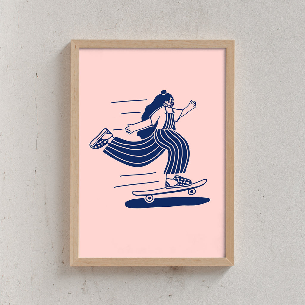 Edition Schee Skate Girl (Din A3) | Fine Art Print von Edition SCHEE natur