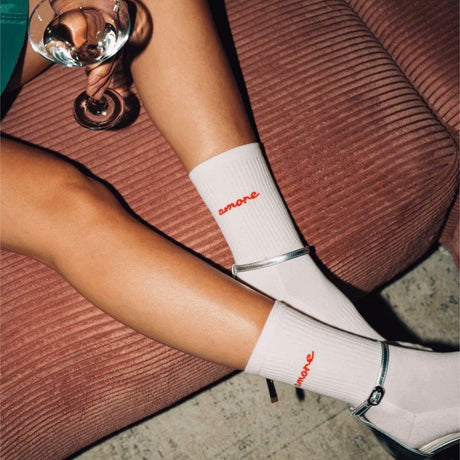 NO BAD DAYS CLUB Socken NO BAD DAYS CLUB “Amore NBDC” | Baumwolle | Italienische Romantik