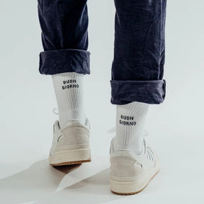 NO BAD DAYS CLUB Socken NO BAD DAYS CLUB “Buon Giorno” | Baumwolle | Start in den Tag
