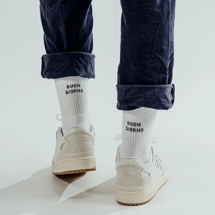 NO BAD DAYS CLUB Socken NO BAD DAYS CLUB “Buon Giorno” | Baumwolle | Start in den Tag