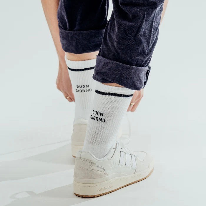 NO BAD DAYS CLUB Socken NO BAD DAYS CLUB “Buon Giorno” | Baumwolle | Start in den Tag
