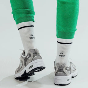 NO BAD DAYS CLUB Socken NO BAD DAYS CLUB “Ok Wow” | Baumwolle | Überraschend & Mutig