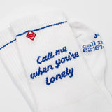 Socken “Call Me” | Statement Socken | J.Clay
