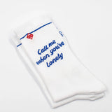 Socken “Call Me” | Statement Socken | J.Clay