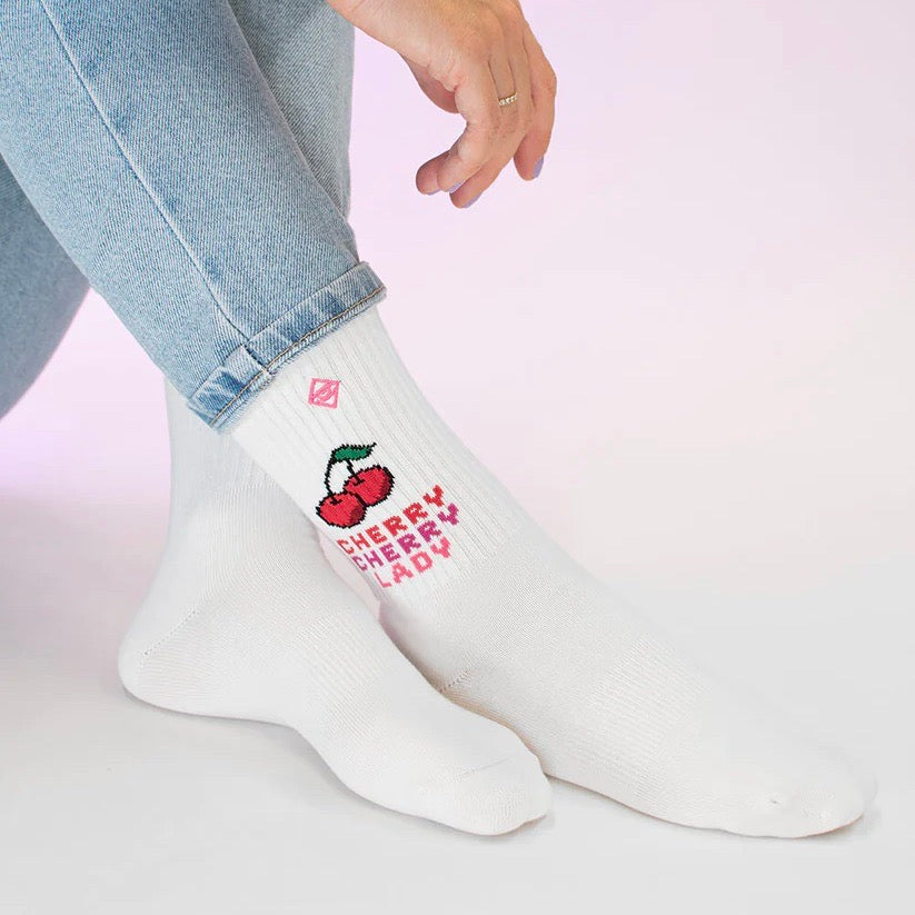 J. Clay Socks Socken "Cherry Cherry Lady"