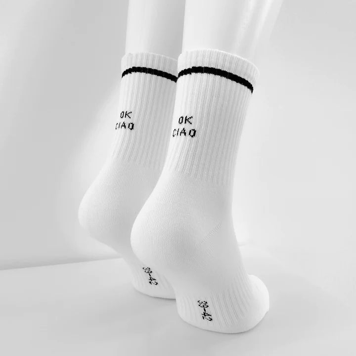 NO BAD DAYS CLUB Socken "OK Ciao" No Bad Days Club | Baumwollsocken in Portugal hergestellt
