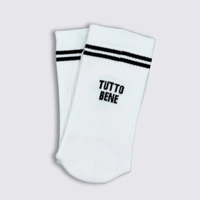 NO BAD DAYS CLUB Socken NBDC "Tutto Bene" | Weiß, Baumwoll-Mix, Komfort