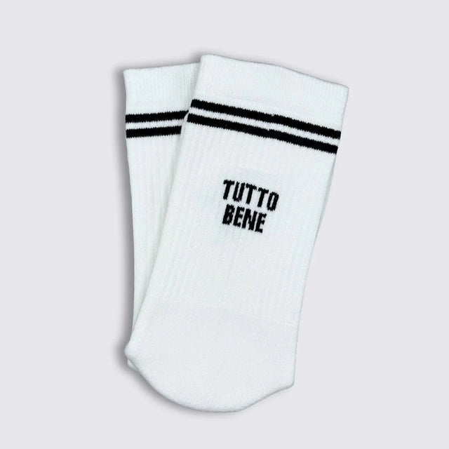NO BAD DAYS CLUB Socken NBDC "Tutto Bene" | Weiß, Baumwoll-Mix, Komfort