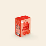 Donkey Products Solar-Winkekatze „Lucky Cat Solar Neon Orange“ | Gute Laune | Donkey Products