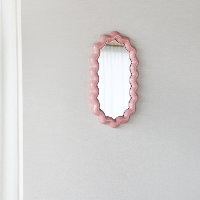 &Klevering Spiegel „Zigzag Blush“ | Knallig und grafisch | &Klevering