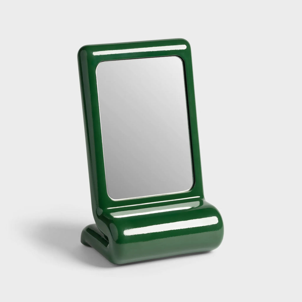 &Klevering Standspiegel „Vanity Whip Green“ | Schwungvoll & stylisch | &Klevering