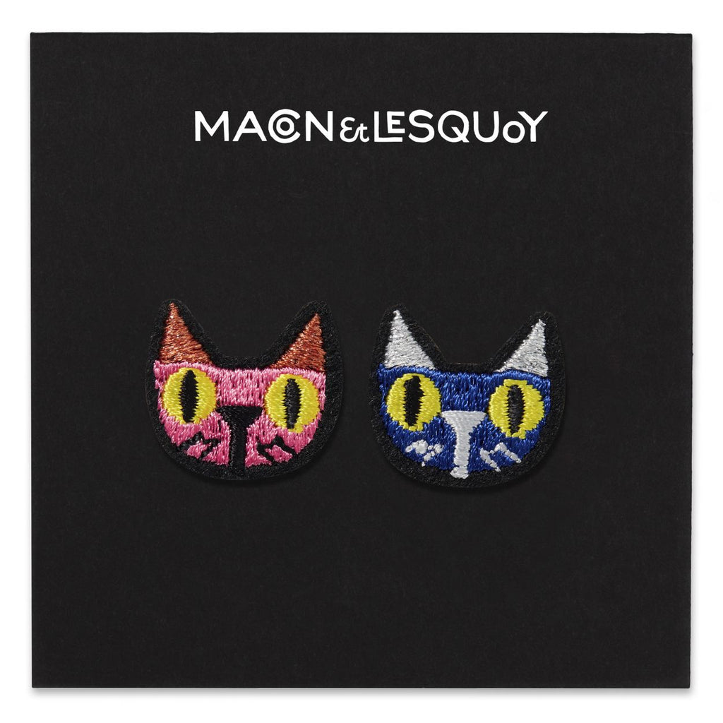 Macon&Lesquoy Stick zum Aufbügeln “Katzen” | Stylisch & schnurrig | Macon&Lesquoy