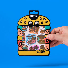 OMY Sticker „Big Burger“ | extra groß & verspielt | OMY