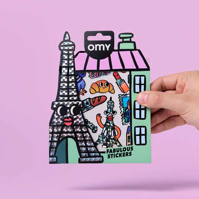 OMY Sticker „Big Paris“ | extra groß & farbenfroh | OMY