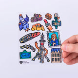 OMY Sticker „Big Paris“ | extra groß & farbenfroh | OMY