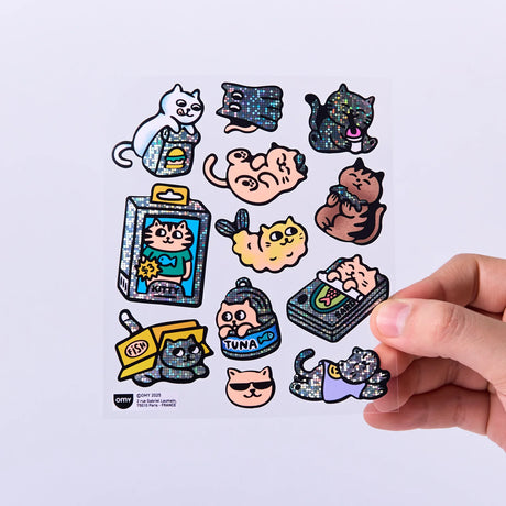 OMY Sticker „Big Kitty“ | extra groß & niedlich | OMY