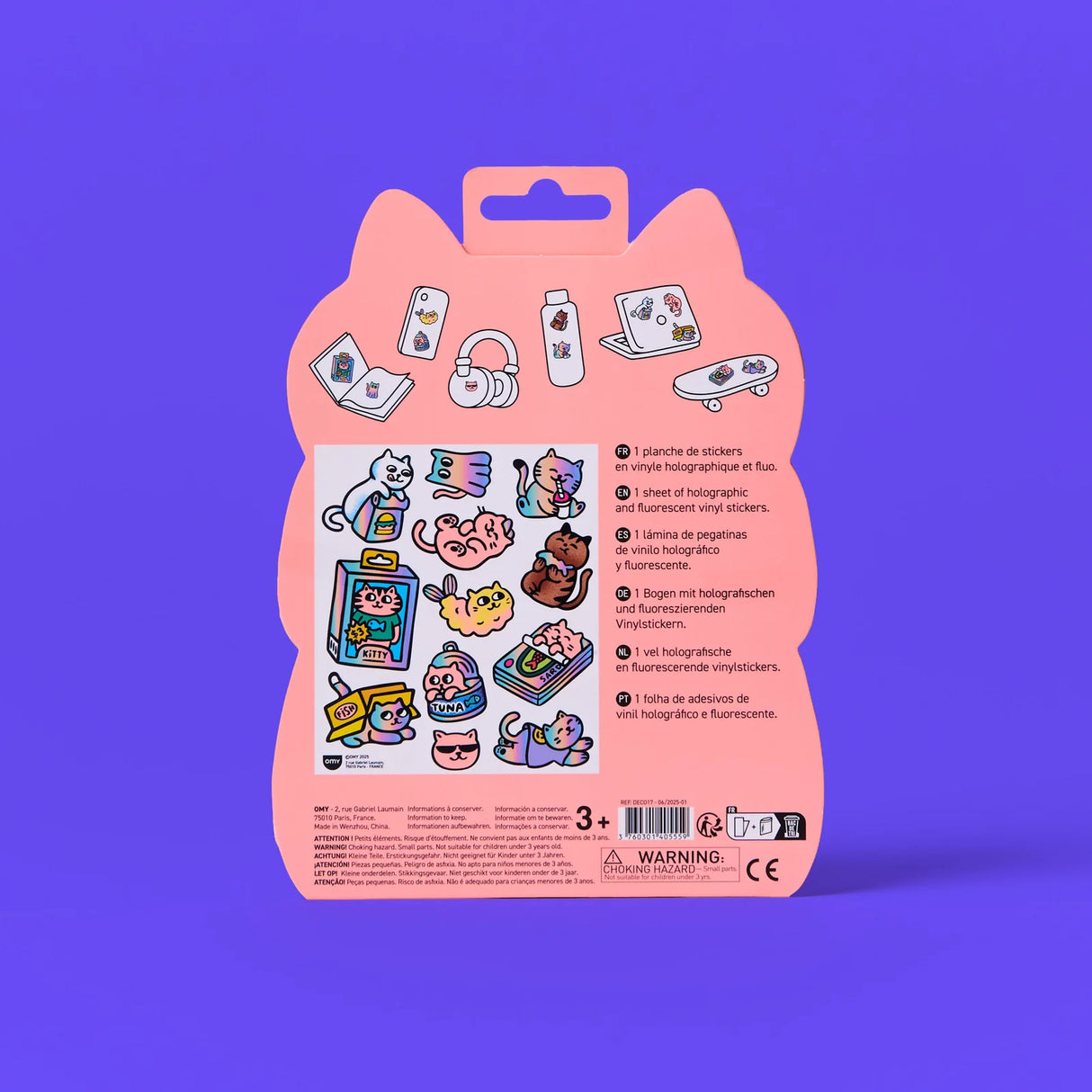 OMY Sticker „Big Kitty“ | extra groß & niedlich | OMY